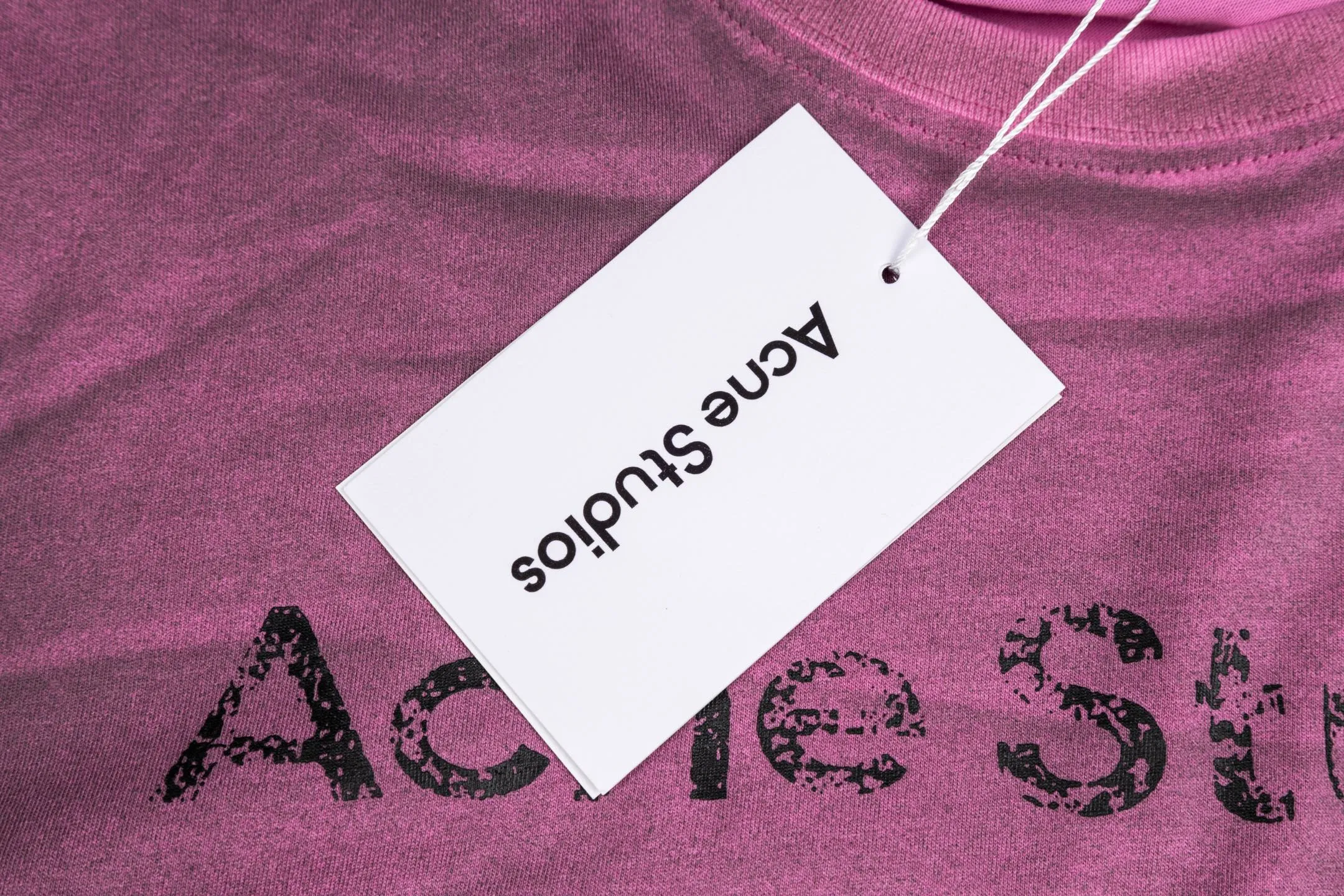 70 ACNE STUDIOS【 】 Retro Logo T Same Style ， ， ， ， ， ， ， ， ， ， ， ， ， ， ， ， ， ， ：A # Color：Black Blue Pink Gray White Size：S-XL